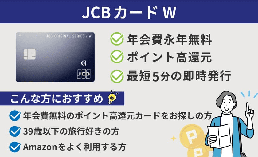 JCB CARD Wがおすすめのタイプ